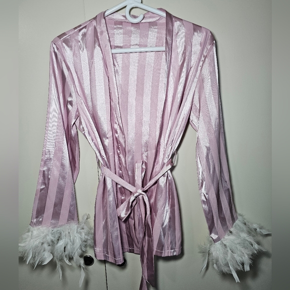 Fancy bougie pajama set with feathers, size M - Picture 5 of 11